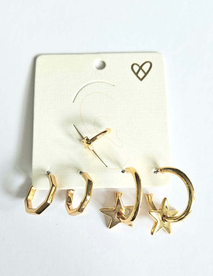 Set Aretes y Earcuff