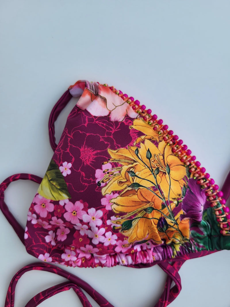 BIKINI GARDENIA BURGUNDY